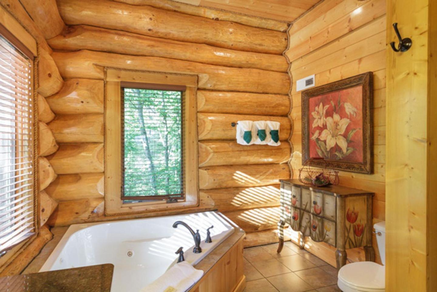 גטלינבורג Big Bear Ridge Lodge - Breathtaking Mountain Views And Private Forest Scenes In Amazing Large Log Cabin מראה חיצוני תמונה