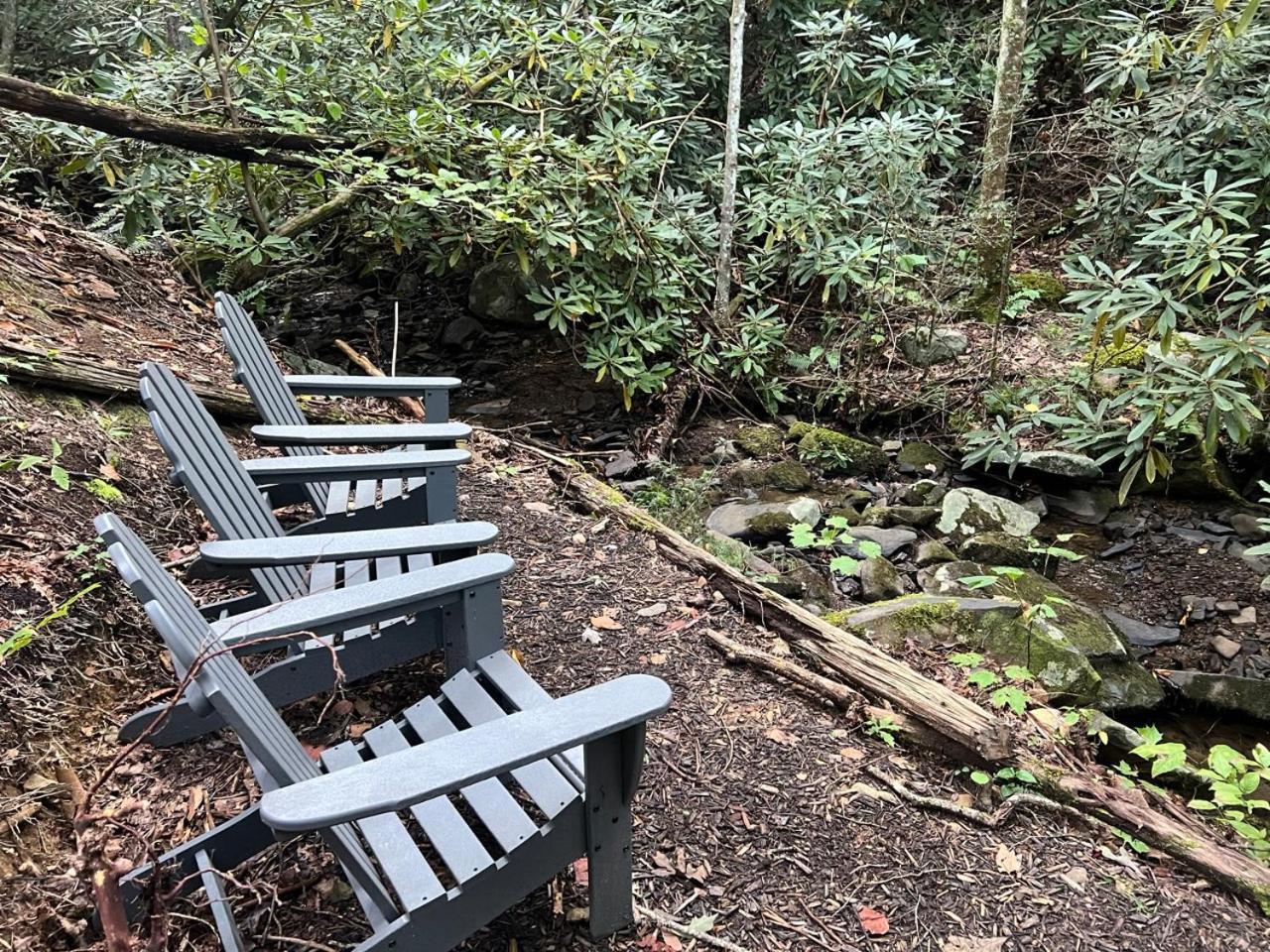 גטלינבורג Big Bear Ridge Lodge - Breathtaking Mountain Views And Private Forest Scenes In Amazing Large Log Cabin מראה חיצוני תמונה
